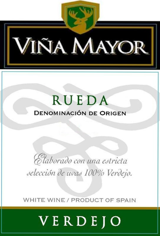 Caserio de Duenas Vina Mayor Verdejo 2013 Front Label