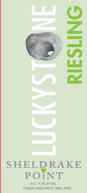 Sheldrake Point Luckystone Riesling 2014 Front Label