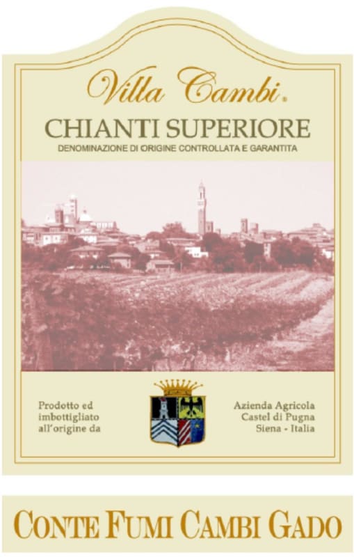 Castel di Pugna Chianti Villa Cambi Superiore 2011 Front Label