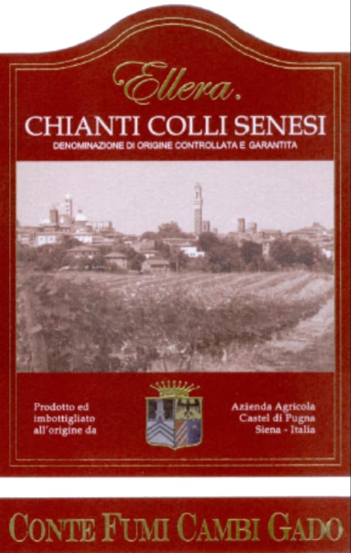 Castel di Pugna Chianti Colli Senesi Ellera 2012 Front Label