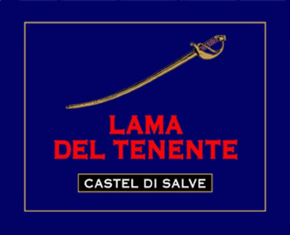 Castel di Salve Salento Lama del Tenente Rosso 2012 Front Label