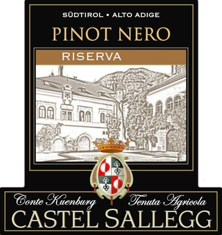 Castel Sallegg Sudtirol-Alto Adige Pinot Nero Riserva 2013 Front Label