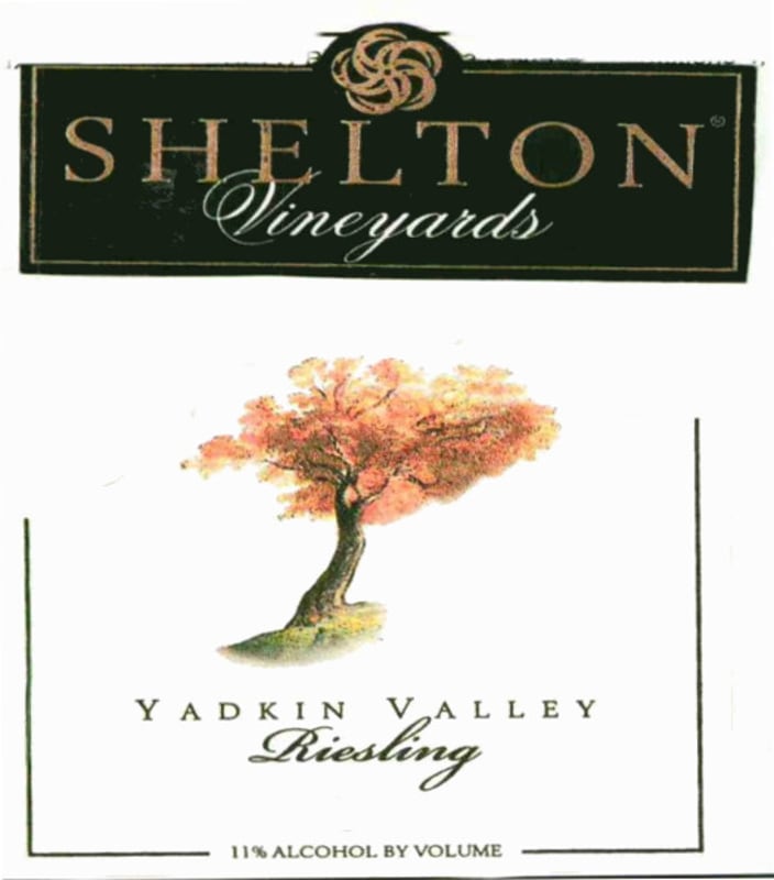 Shelton Riesling 2015 Front Label