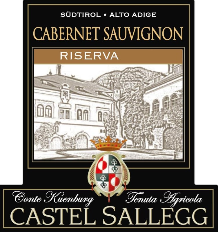 Castel Sallegg Sudtirol Alto Adige Riserva Cabernet 2013 Front Label