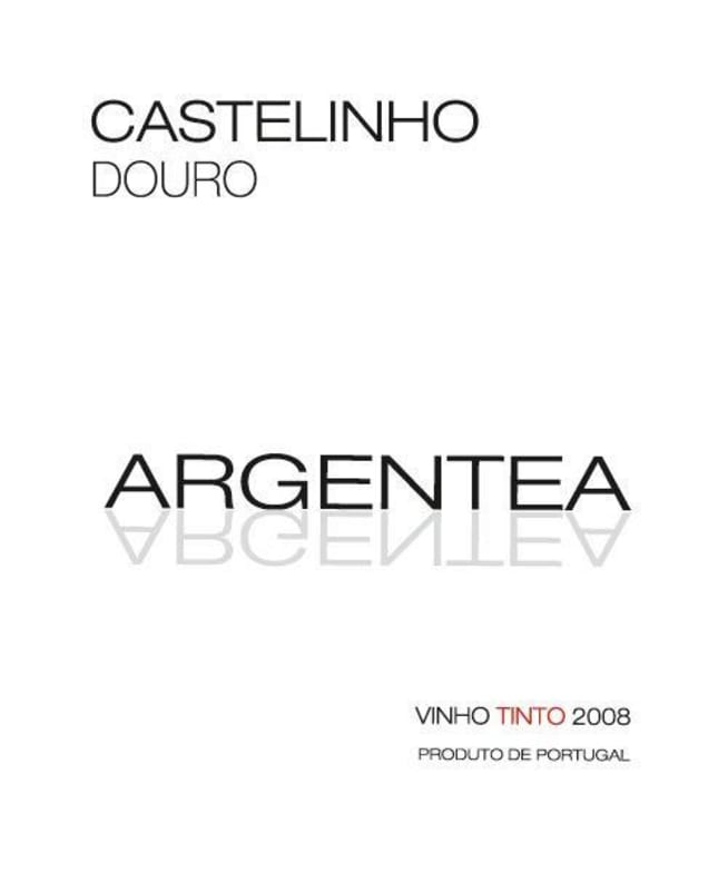 Castelinho Vinhos Argentea Tinto 2008 Front Label