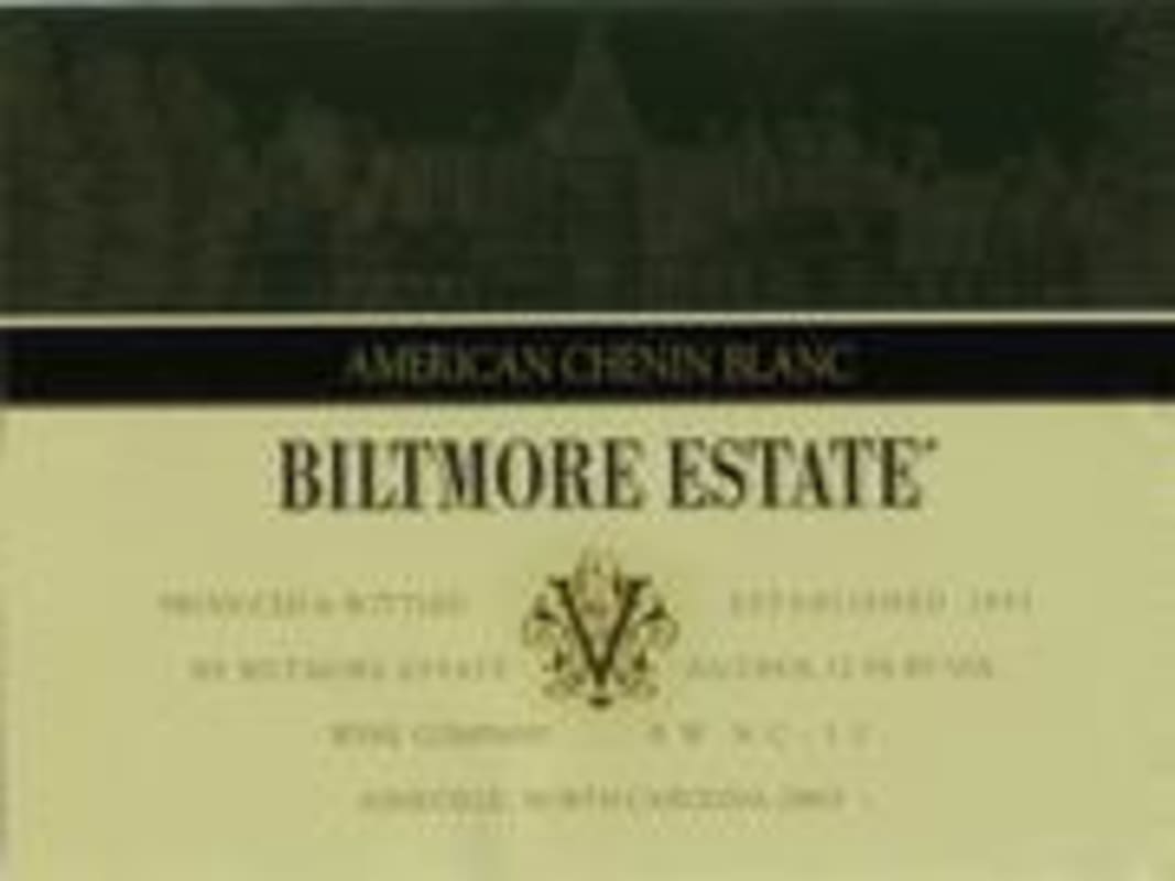 Biltmore Estate Chenin Blanc Front Label