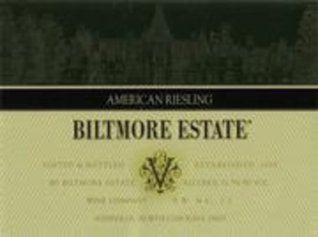 Biltmore Estate Johannisberg Riesling Front Label