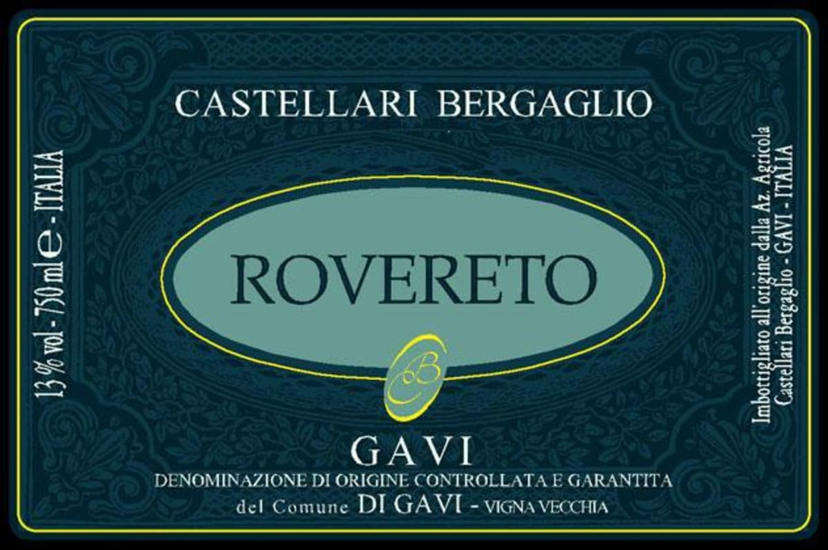 Castellari Bergaglio Gavi Rovereto Vigna Vecchia 2013 Front Label