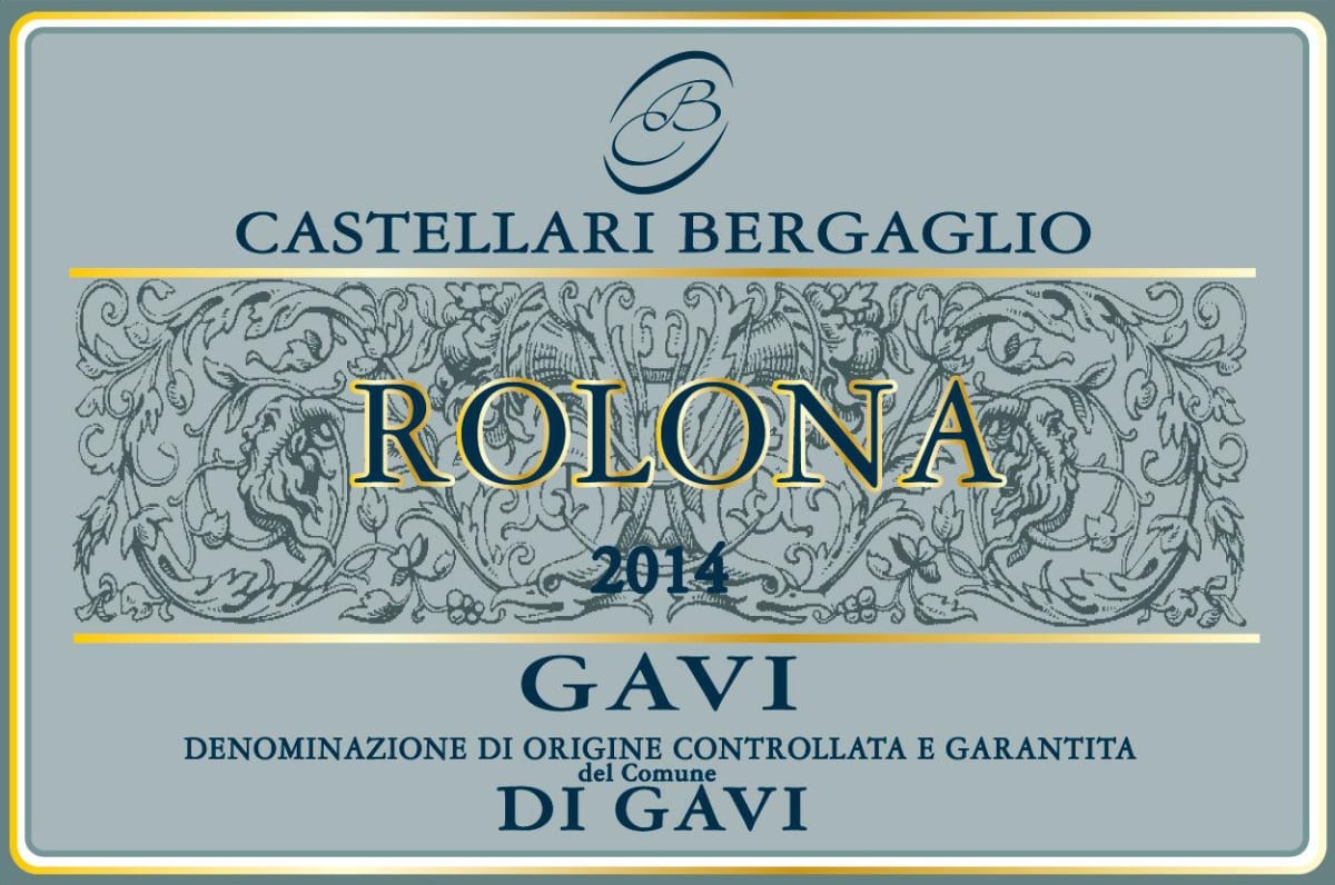 Castellari Bergaglio Gavi Rolona 2014 Front Label