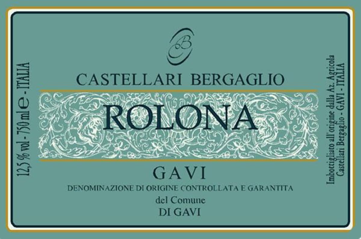 Castellari Bergaglio Gavi Rolona 2006 Front Label