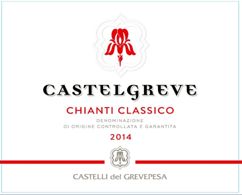 Castelli del Grevepesa Castelgreve Chianti Classico 2014 Front Label