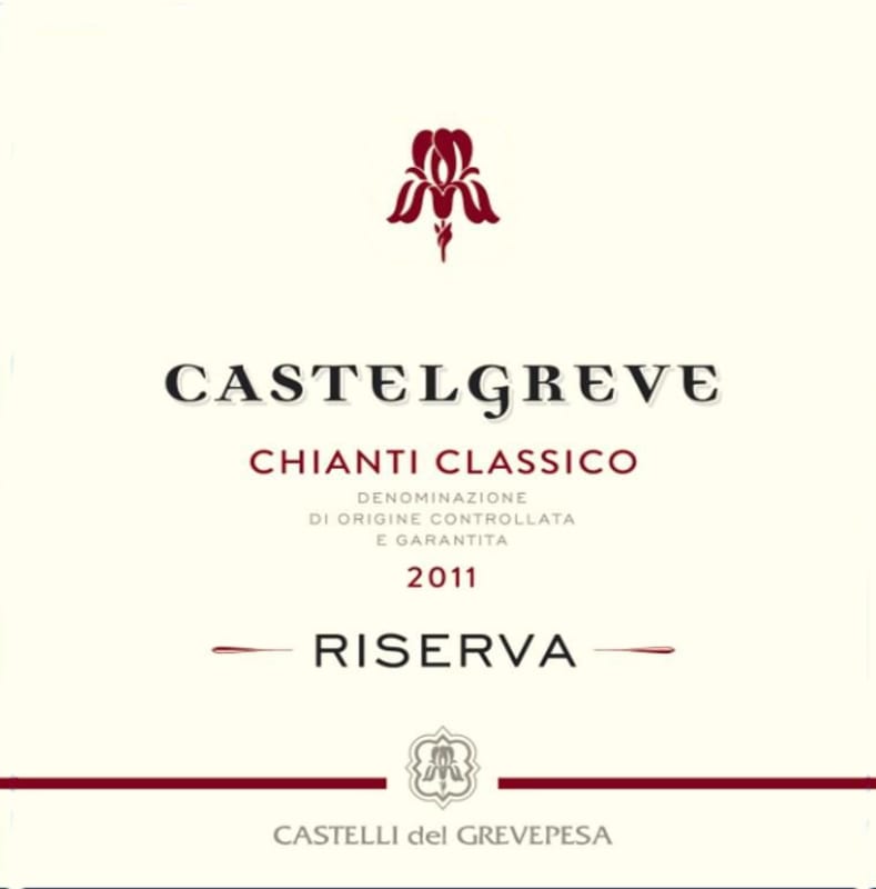 Castelli del Grevepesa Chianti Classico Castelgreve Riserva 2011 Front Label