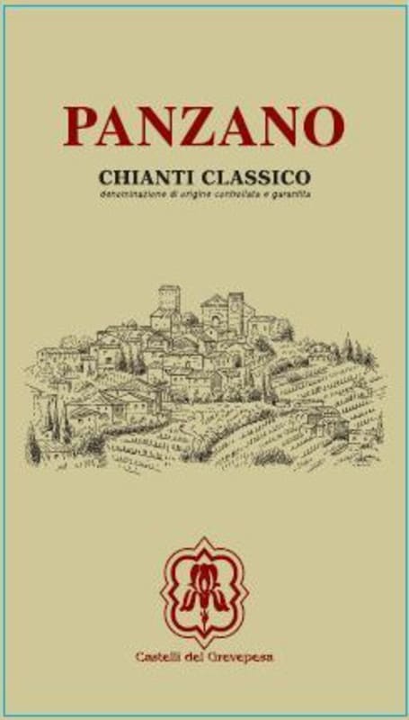 Castelli del Grevepesa Chianti Classico Panzano 2007 Front Label