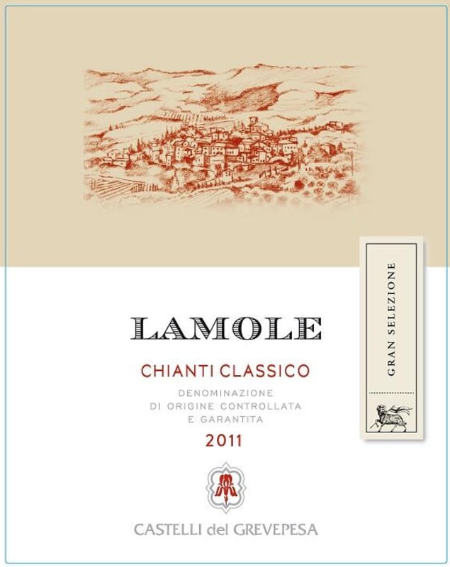 Castelli del Grevepesa Chianti Classico Lamole Gran Selezione 2011 Front Label