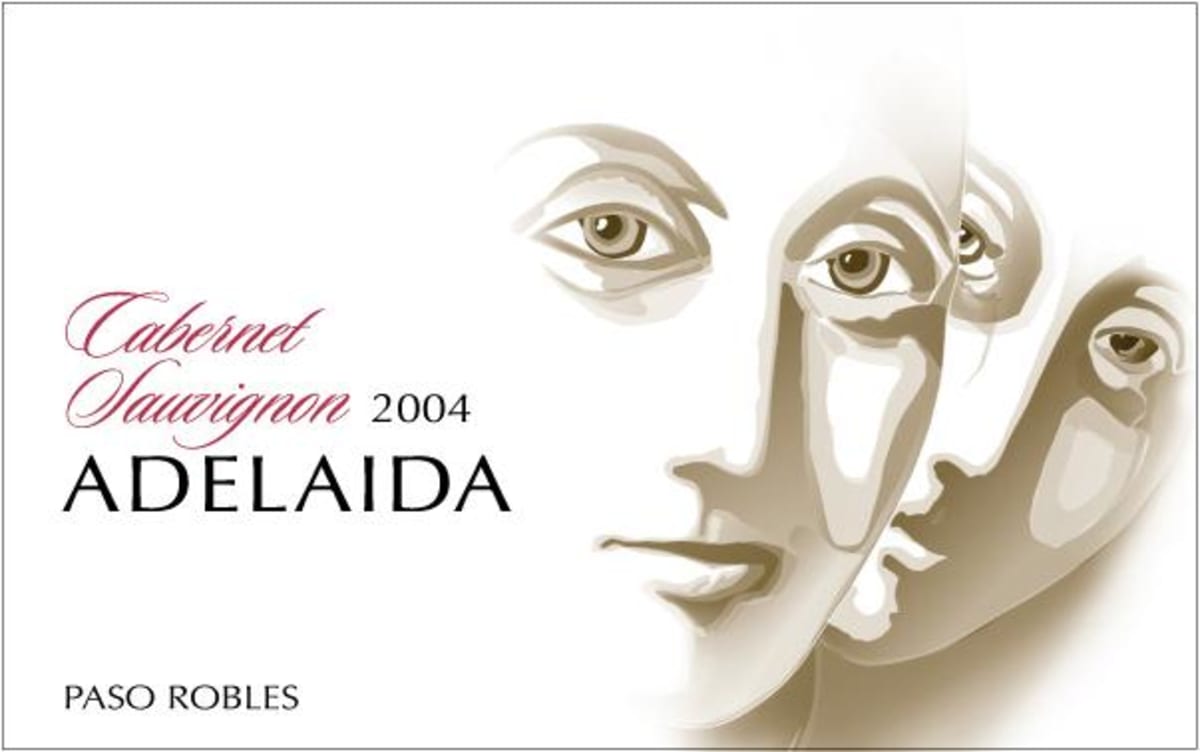Adelaida Paso Robles Cabernet Sauvignon 2004 Front Label