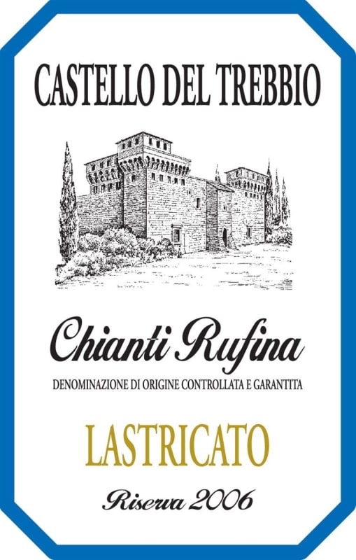 Castello Trebbio Chianti Rufina Riserva 2006 Front Label