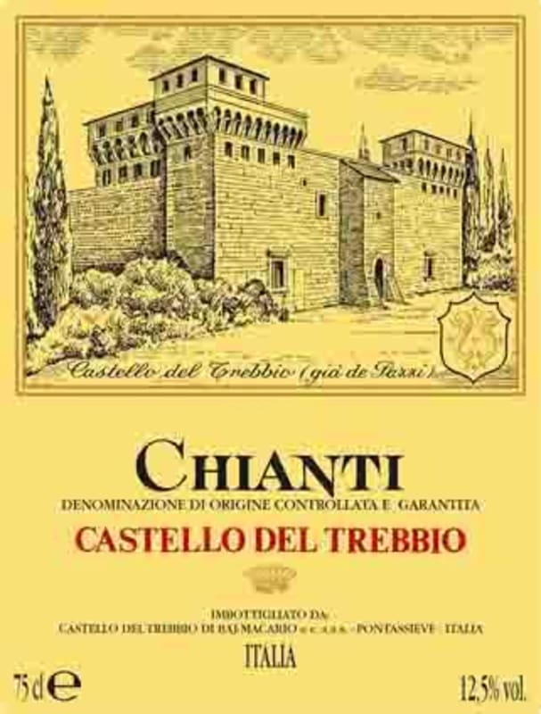 Castello Trebbio Chianti 2014 Front Label