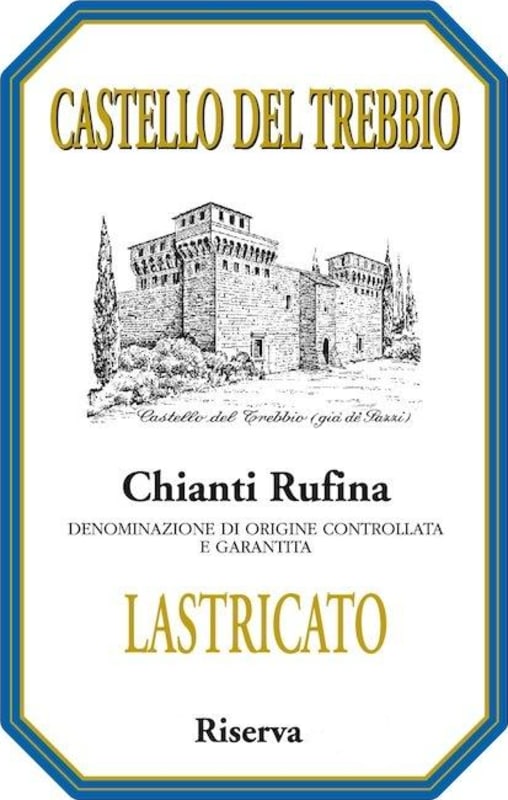 Castello Trebbio Chianti Rufina Lastricato Riserva 2010 Front Label