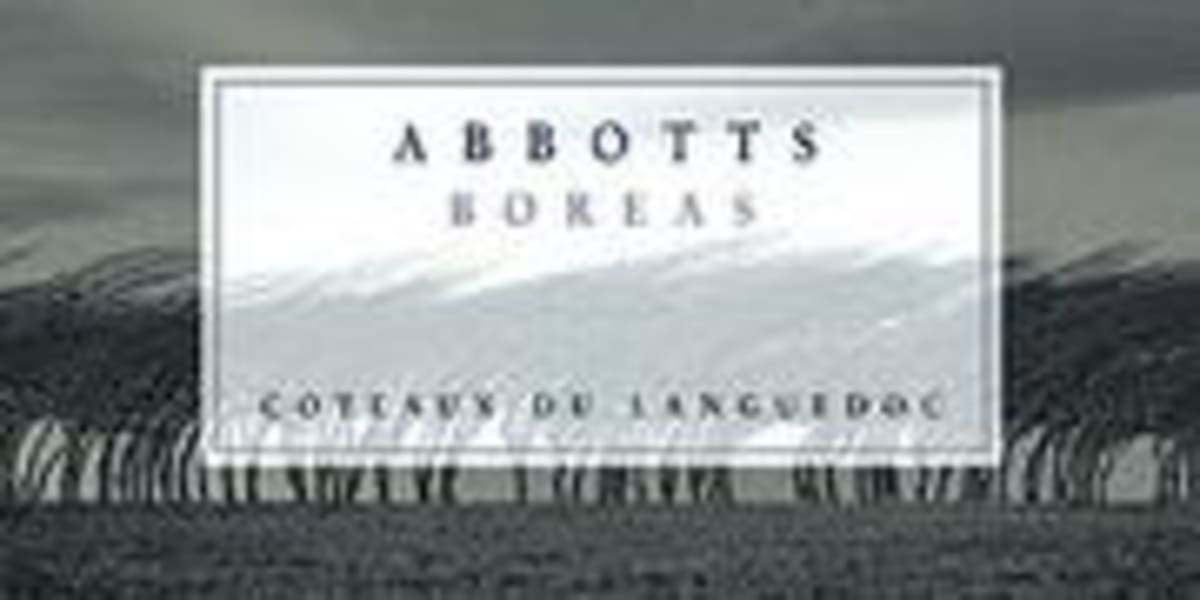 Abbotts Boreas Coteaux du Languedoc Rouge 1998 Front Label