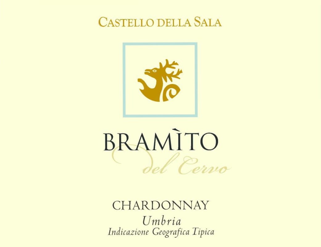 Castello della Sala Bramito del Cervo Chardonnay 2015 Front Label