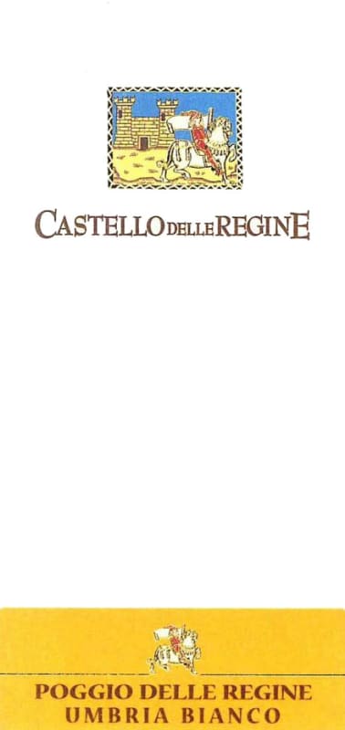 Castello delle Regine Umbria Bianco Poggio delle Regine 2009 Front Label