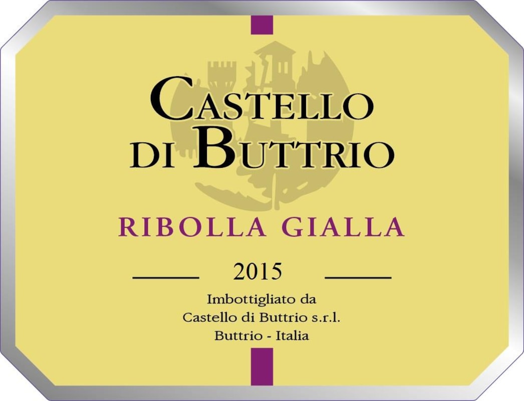 Castello di Buttrio Colli Orientali del Friuli Ribolla Gialla 2015 Front Label