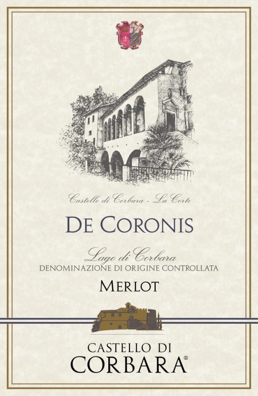 Castello di Corbana Lago di Corbara De Coronis Merlot 2013 Front Label