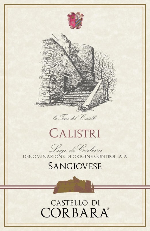 Castello di Corbana Calistri Sangiovese 2013 Front Label