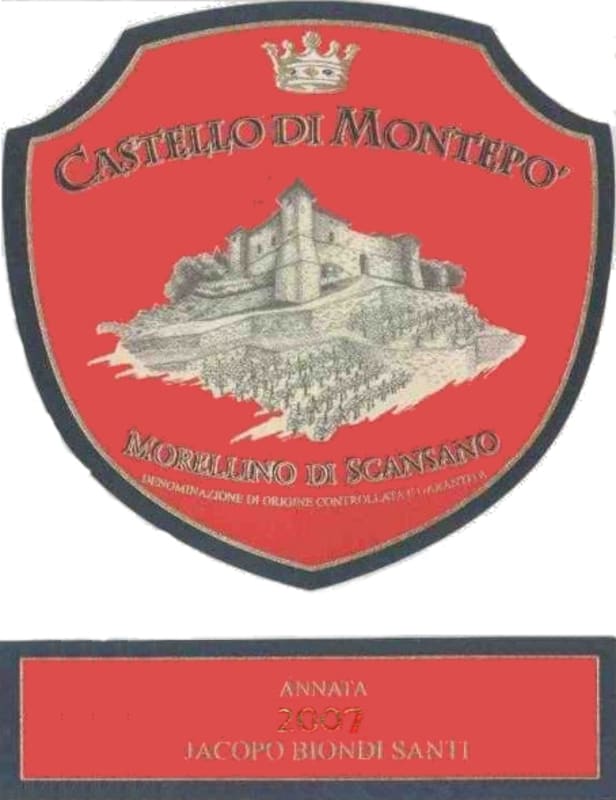 Castello di Montepo Morellino di Scansano 2007 Front Label