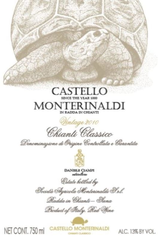 Castello di Monterinaldi Chianti Classico 2010 Front Label