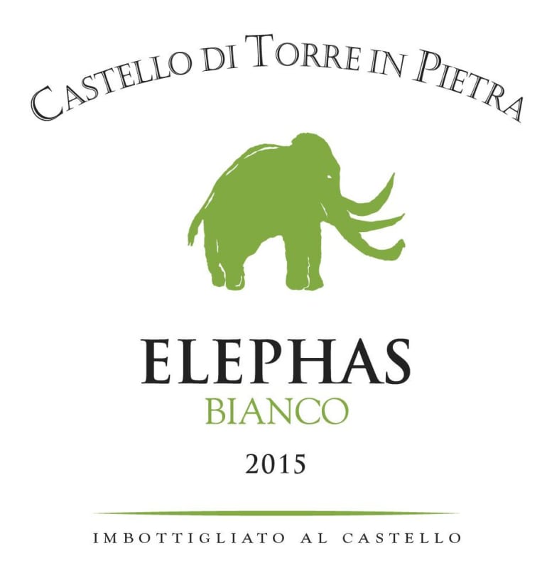 Castello di Torre in Pietra Elephas Bianco 2015 Front Label