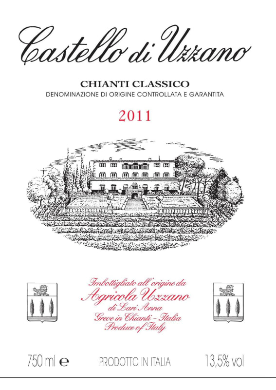 Castello di Uzzano Chianti Classico 2011 Front Label