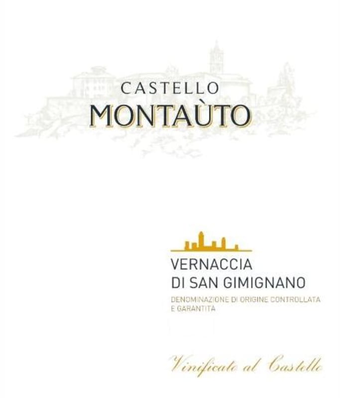 Castello Montauto Vernaccia di San Gimignano 2014 Front Label