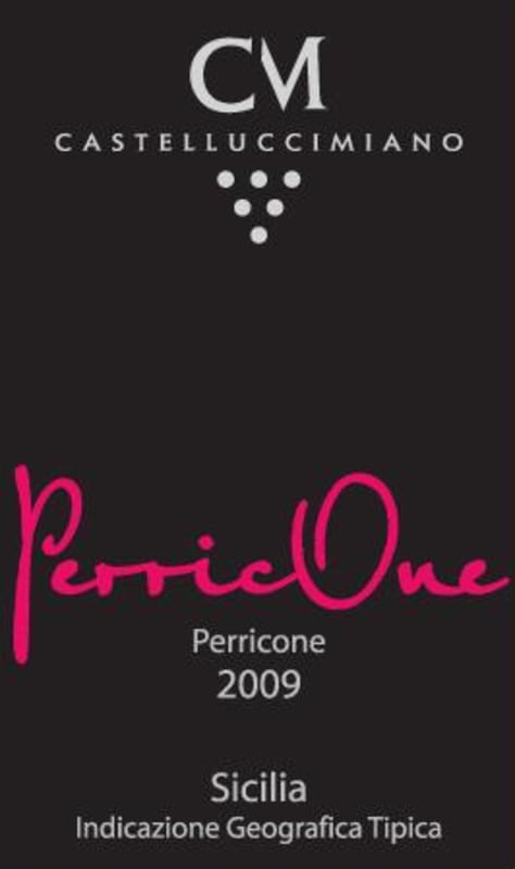 Castellucci Miano Sicilia Perricone 2009 Front Label