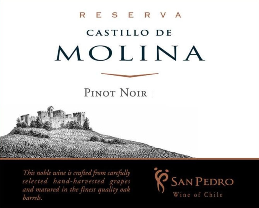 Castillo de Molina San Pedro Reserva Pinot Noir 2011 Front Label