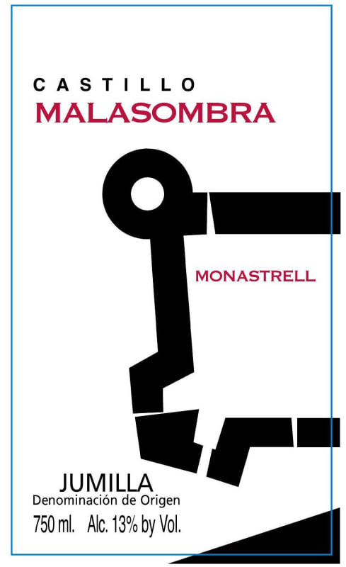 Castillo Malasombra Monastrell 2010 Front Label
