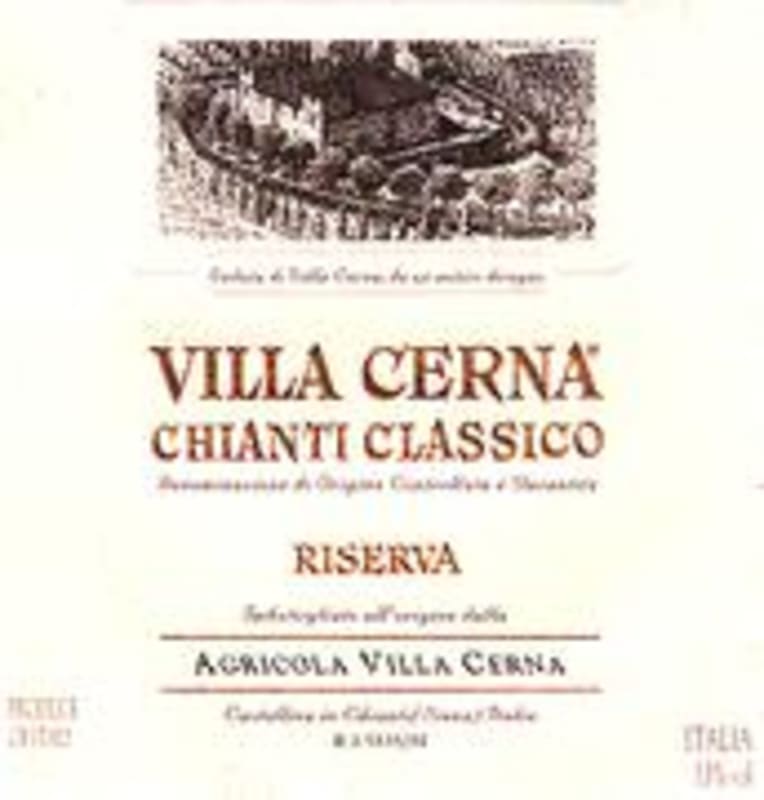 Cecchi Villa Cerna Chianti Classico Riserva 1997 Front Label