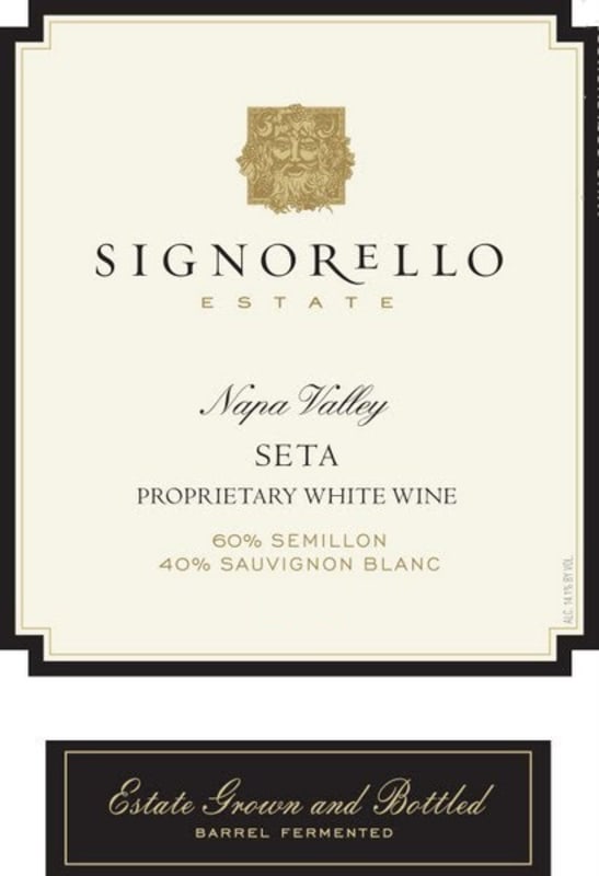 Signorello Seta Proprietary White 2013 Front Label