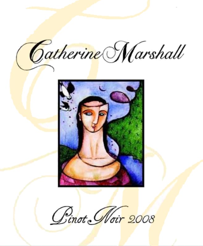 Catherine Marshall Wines White Label Pinot Noir 2008 Front Label