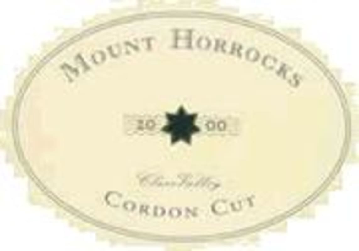 Mount Horrocks Cordon Cut Riesling (half-bottle) 2000 Front Label