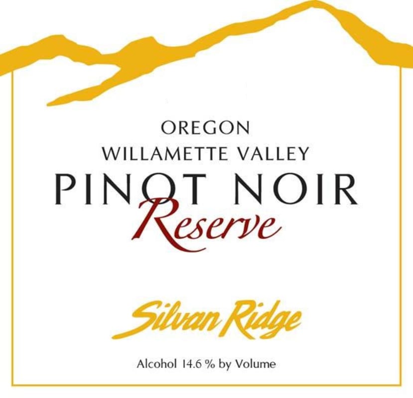 Silvan Ridge Reserve Pinot Noir 2007 Front Label