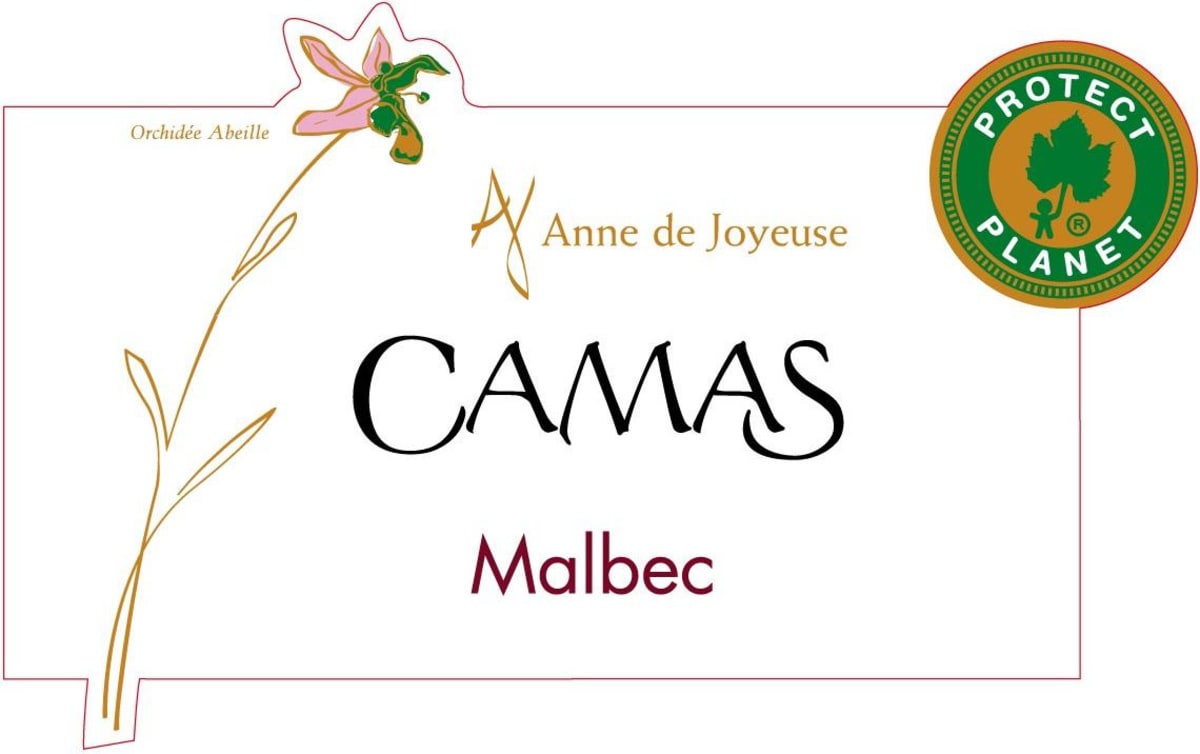 Cave Anne de Joyeuse Camas Malbec 2012 Front Label
