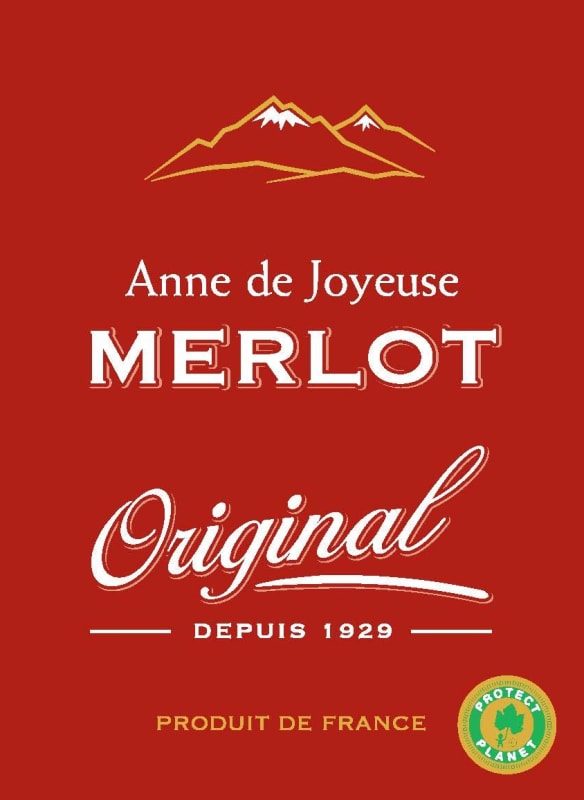 Cave Anne de Joyeuse Original Merlot 2014 Front Label
