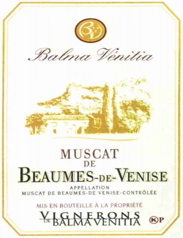 Cave Balma Vénitia Muscat de Beaumes-de-Venise 2008 Front Label