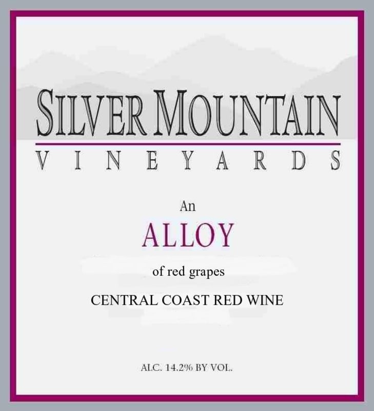Silver Mountain Alloy Red Wine 2006 Front Label