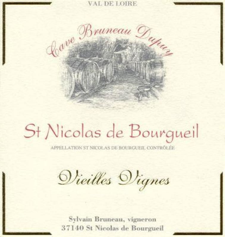 Cave Bruneau-Dupuis St Nicolas de Bourgueil Vieilles Vignes 2006 Front Label