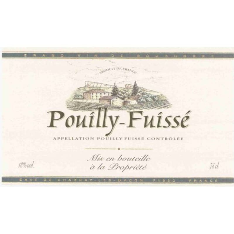 Cave Charnay-Les-Macon Maconnais Pouilly-Fuisse 2007 Front Label