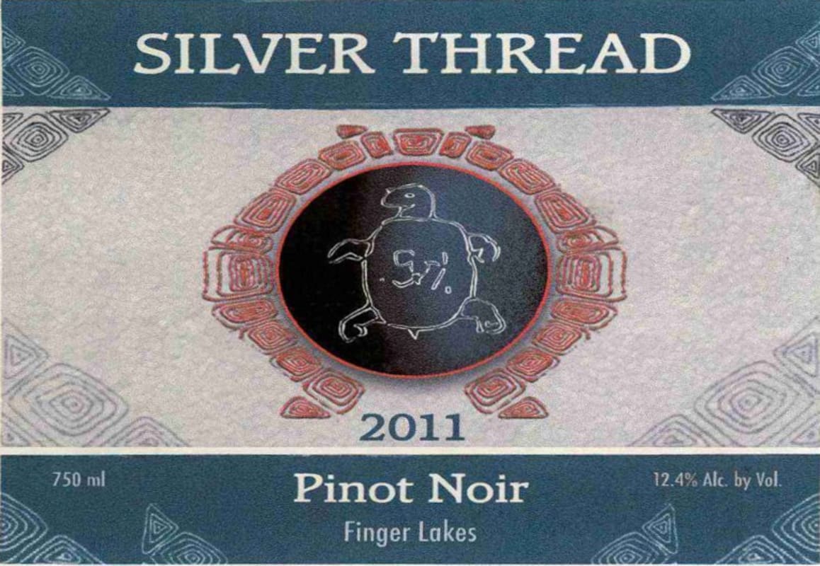 Silver Thread Pinot Noir 2011 Front Label