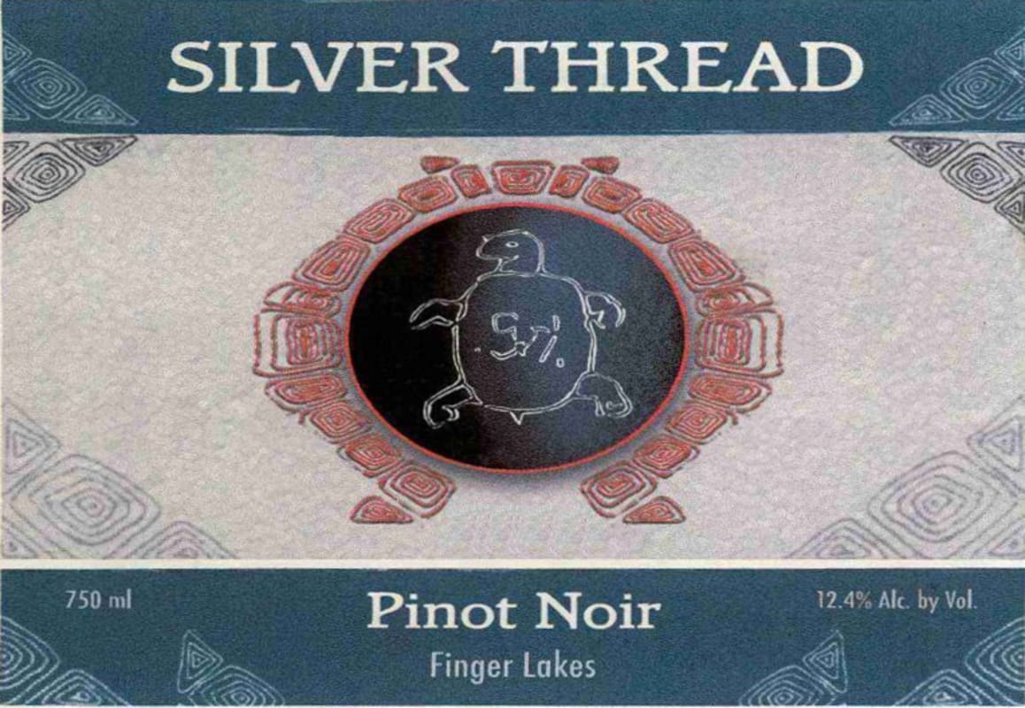 Silver Thread Pinot Noir 2013 Front Label