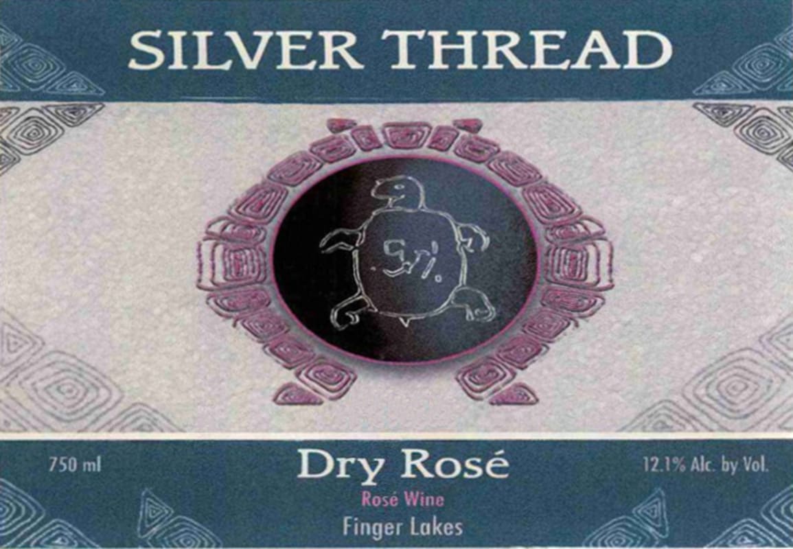Silver Thread Dry Rose 2013 Front Label